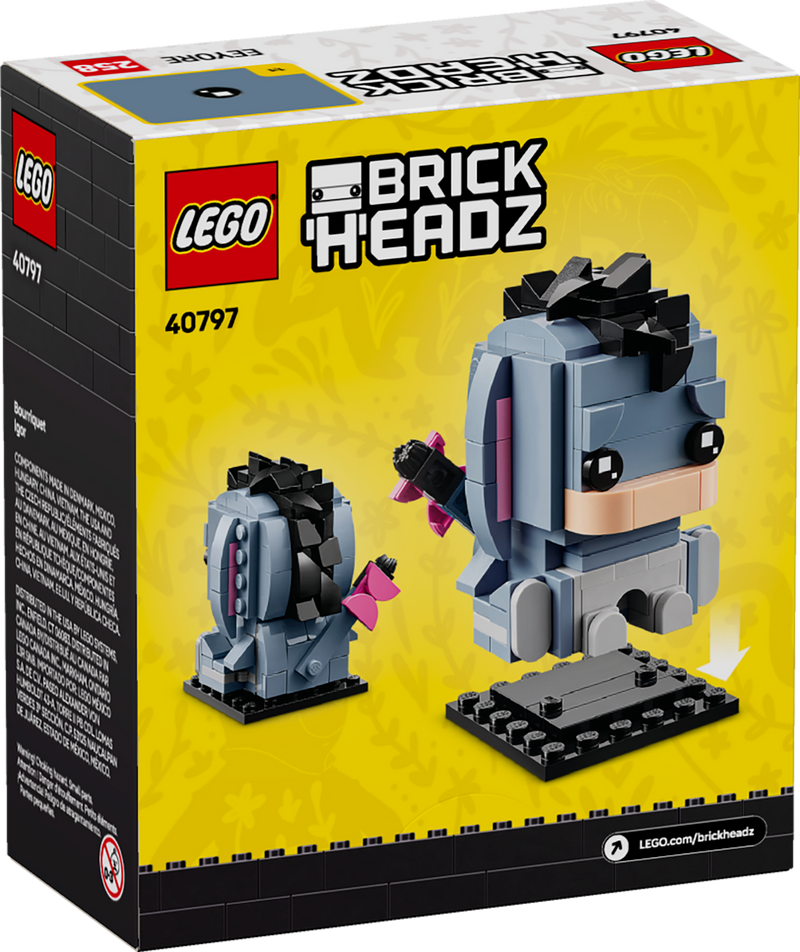 LEGO BrickHeadz Disney Eeyore figure 7.5cm - British product