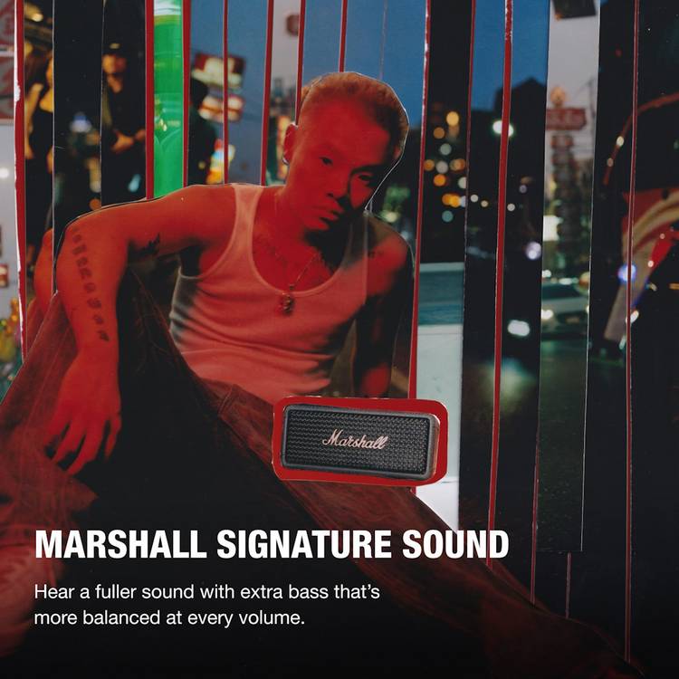 Marshall Emberton III portable Bluetooth speaker black (British brand)