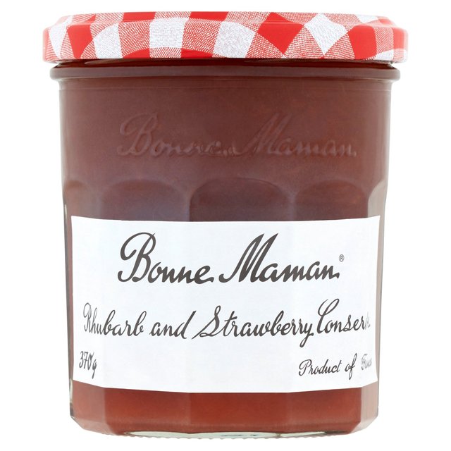 Bonne Maman Strawberry & Rhubarb Conserve   370g GOODS M&S   