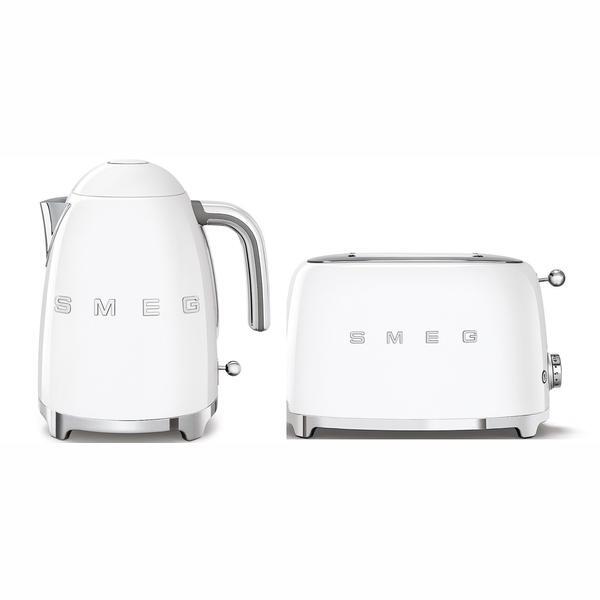 Smeg white bundle kettle toaster bun warmer (British brand)