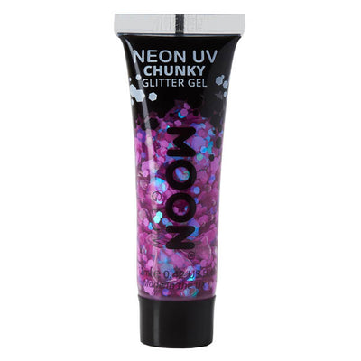 Superdrug Moon Glow Neon UV Chunky Glitter Gel Lilla - Kjøp online hos McGrocer