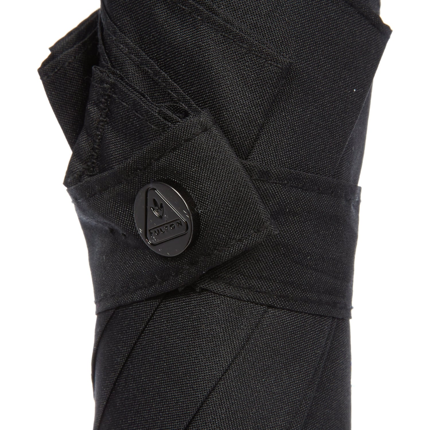Fulton black umbrella 105cm with Elmwood crook handle, UK version