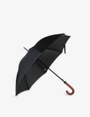 Huntsman walking umbrella with wooden handle, 90cm, imported from the UK