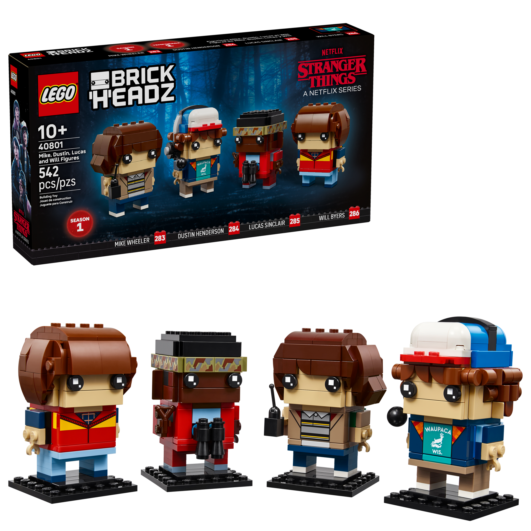 LEGO Stranger Things Figures 542 Piece, imported from the UK