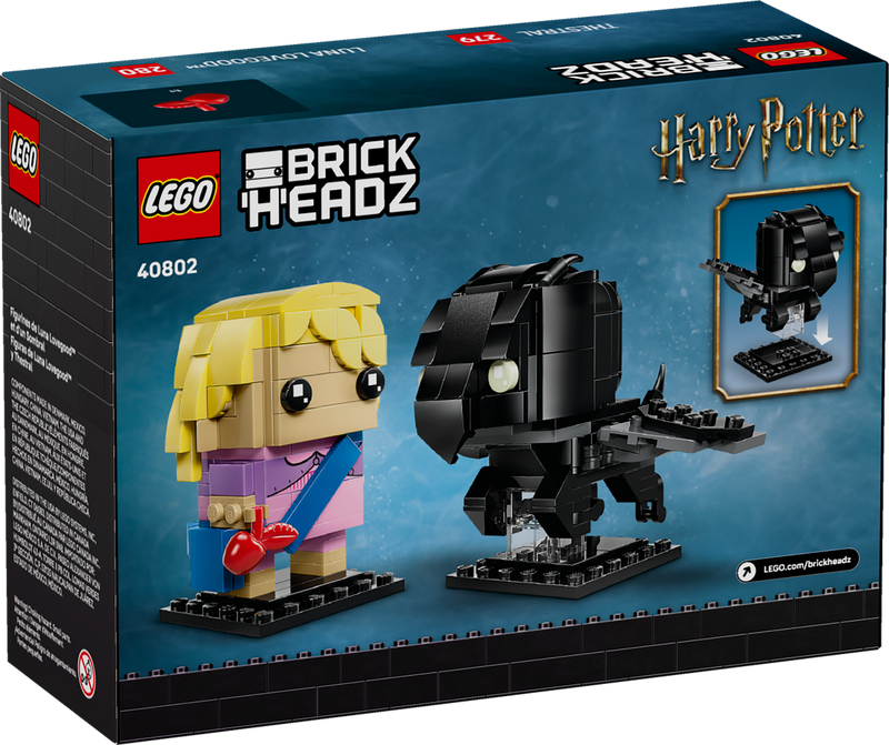 LEGO Luna Lovegood Thestral figures brick set, imported from the UK