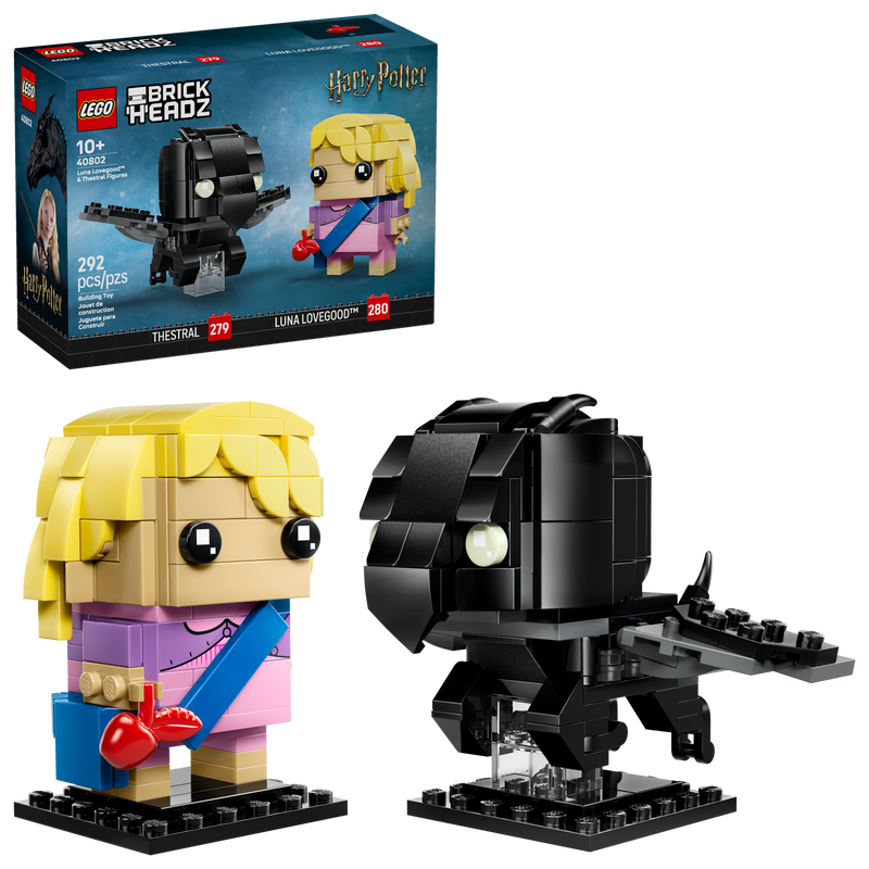 LEGO Luna Lovegood Thestral figures brick set, imported from the UK