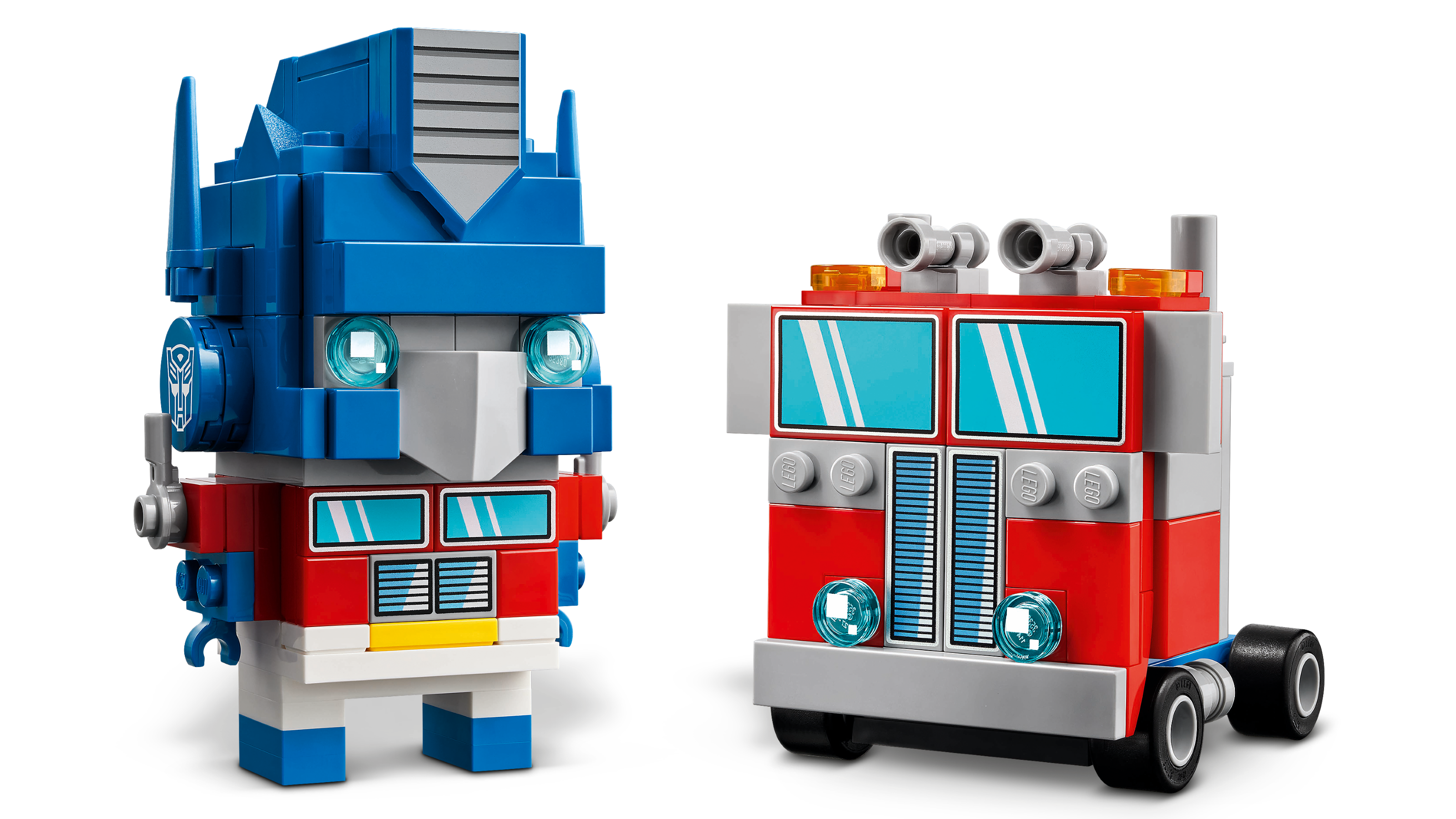 LEGO BrickHeadz Optimus Prime Robot & Vehicle 237 pieces, imported from the UK