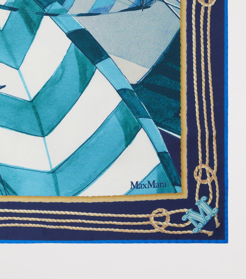 Max Mara silk printed scarf (British brand)
