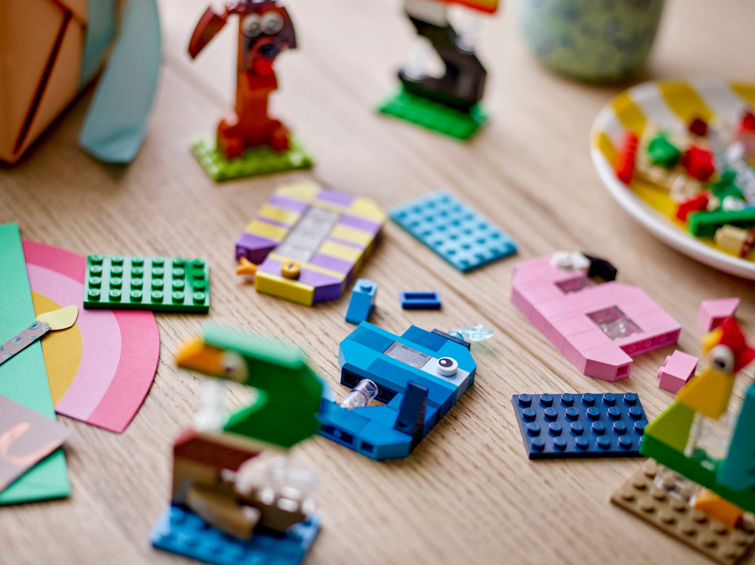 LEGO Birthday Numbers animal set 281 pieces, imported from the UK