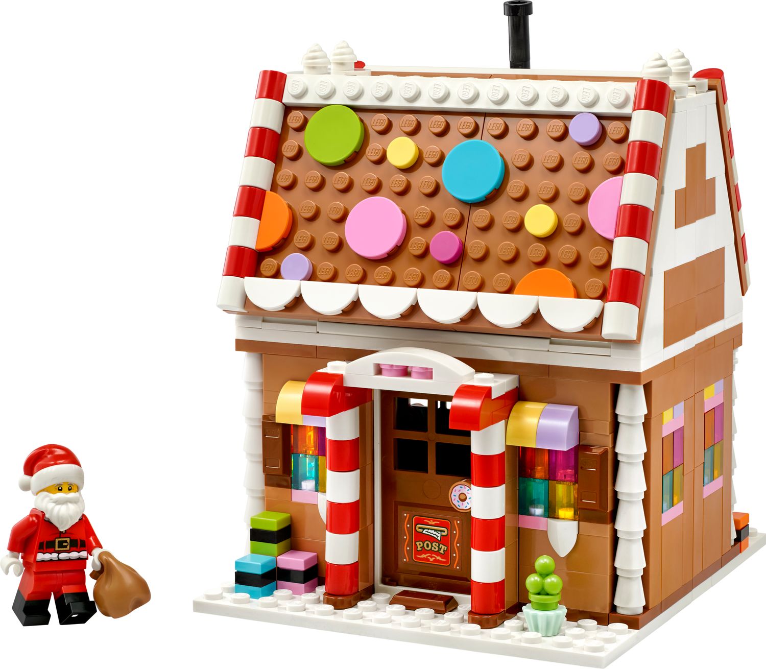 LEGO Festive Gingerbread House building set 498 pieces, UK version