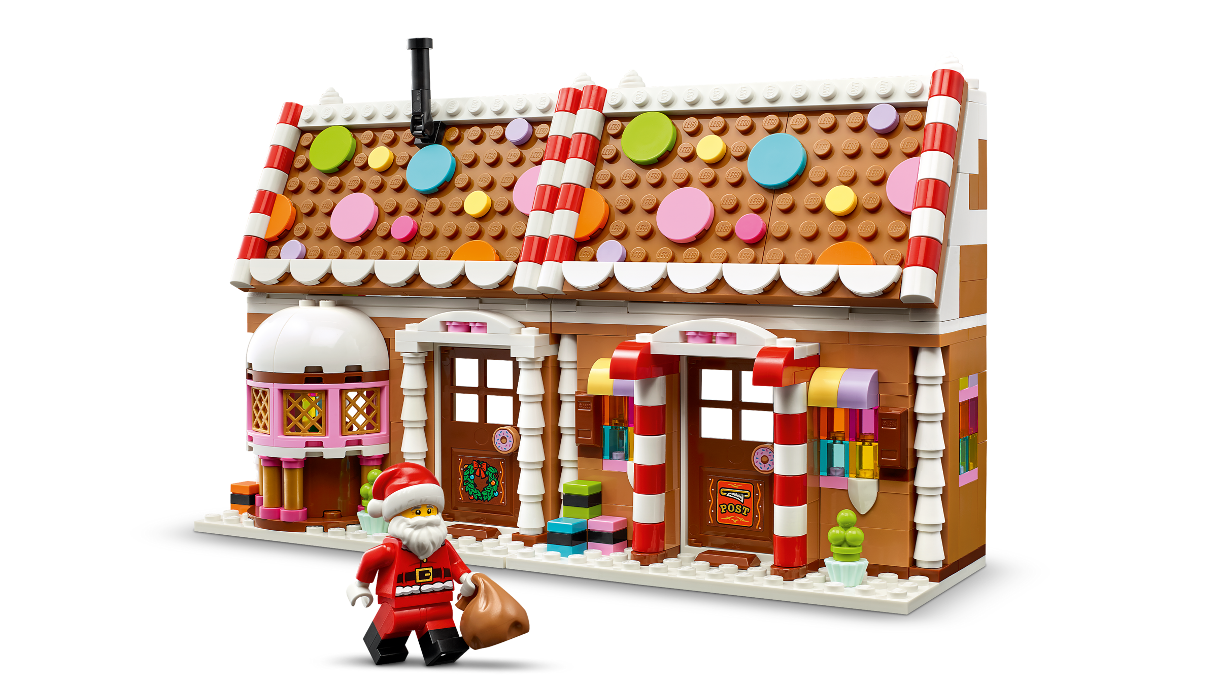 LEGO Festive Gingerbread House building set 498 pieces, UK version