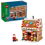 LEGO Festive Gingerbread House building set 498 pieces, UK version