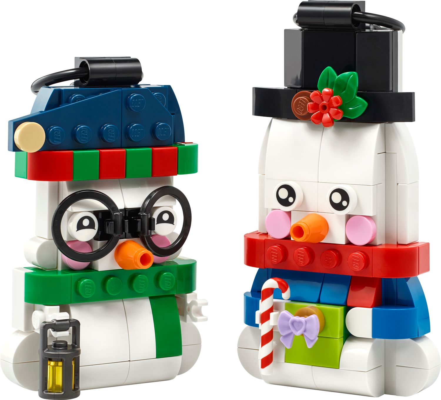 LEGO Snowman Ornaments building set 168 pieces, imported from the UK
