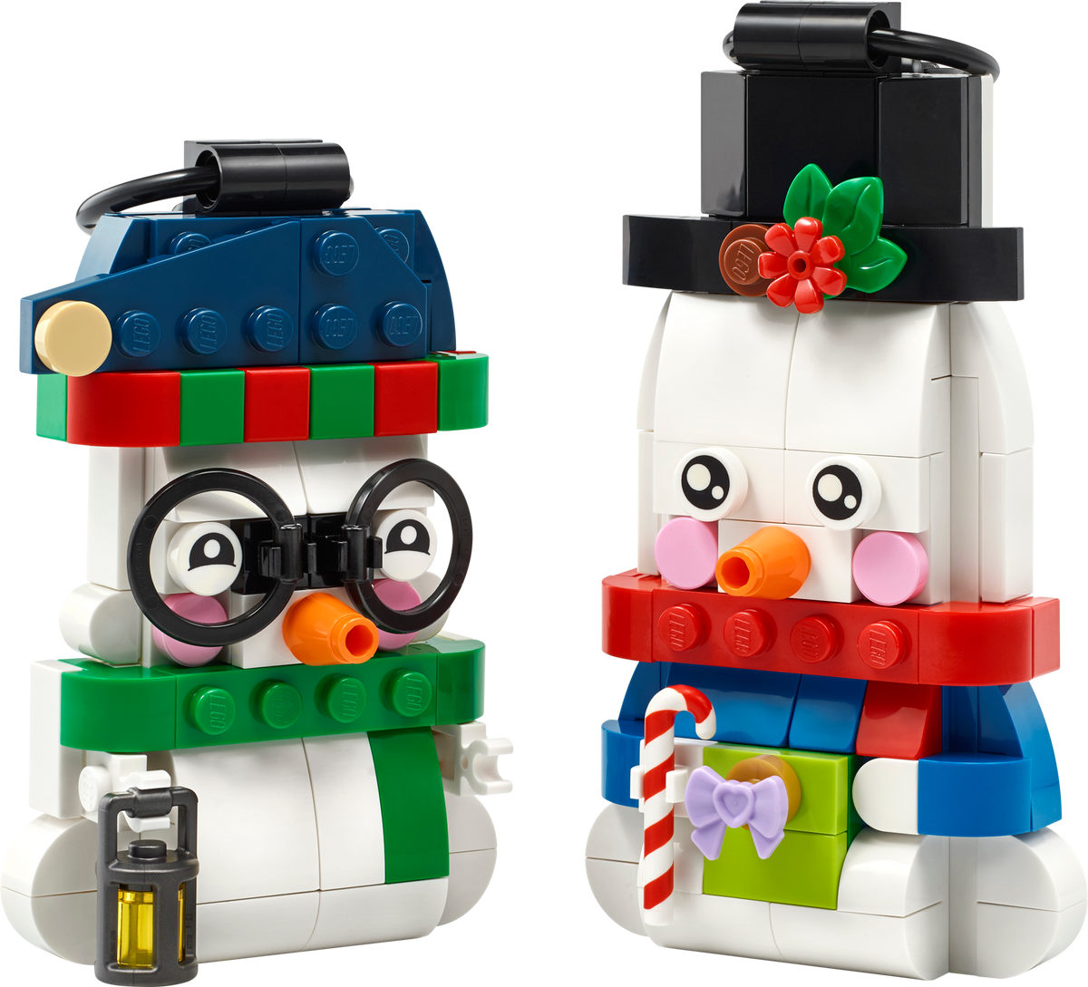 LEGO Snowman Ornaments building set 168 pieces, imported from the UK