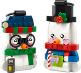 LEGO Snowman Ornaments building set 168 pieces, imported from the UK