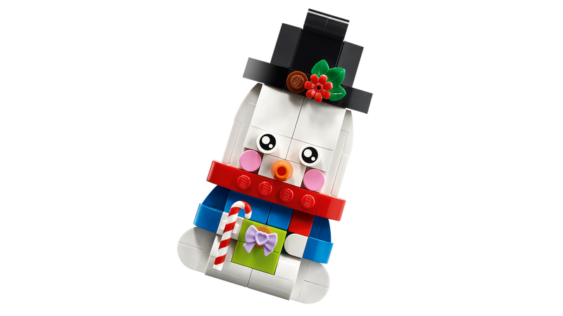 LEGO Snowman Ornaments building set 168 pieces, imported from the UK
