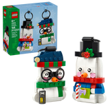 LEGO Snowman Ornaments building set 168 pieces, imported from the UK