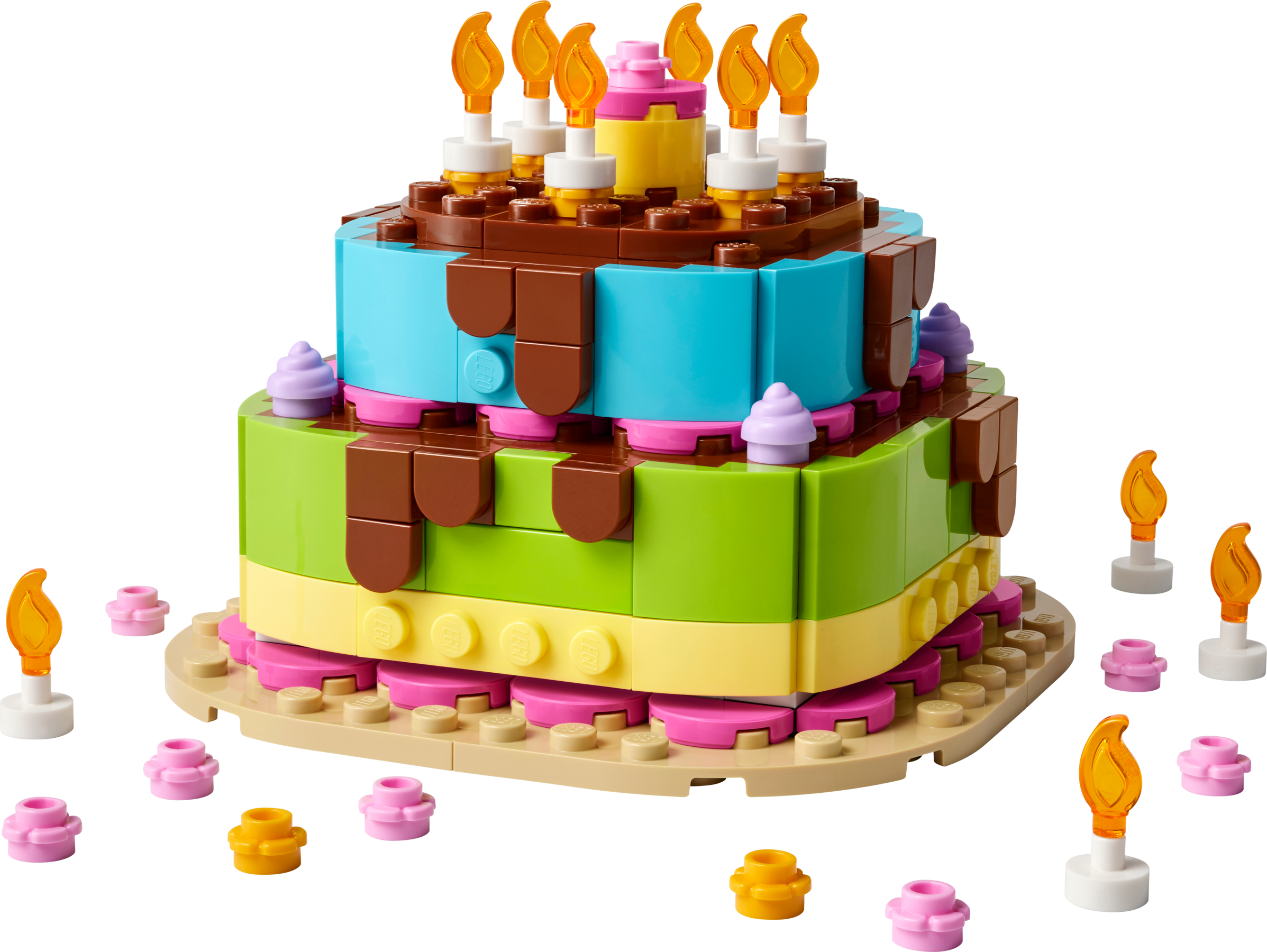 LEGO Birthday Cake Building Set 219 Pieces - British product