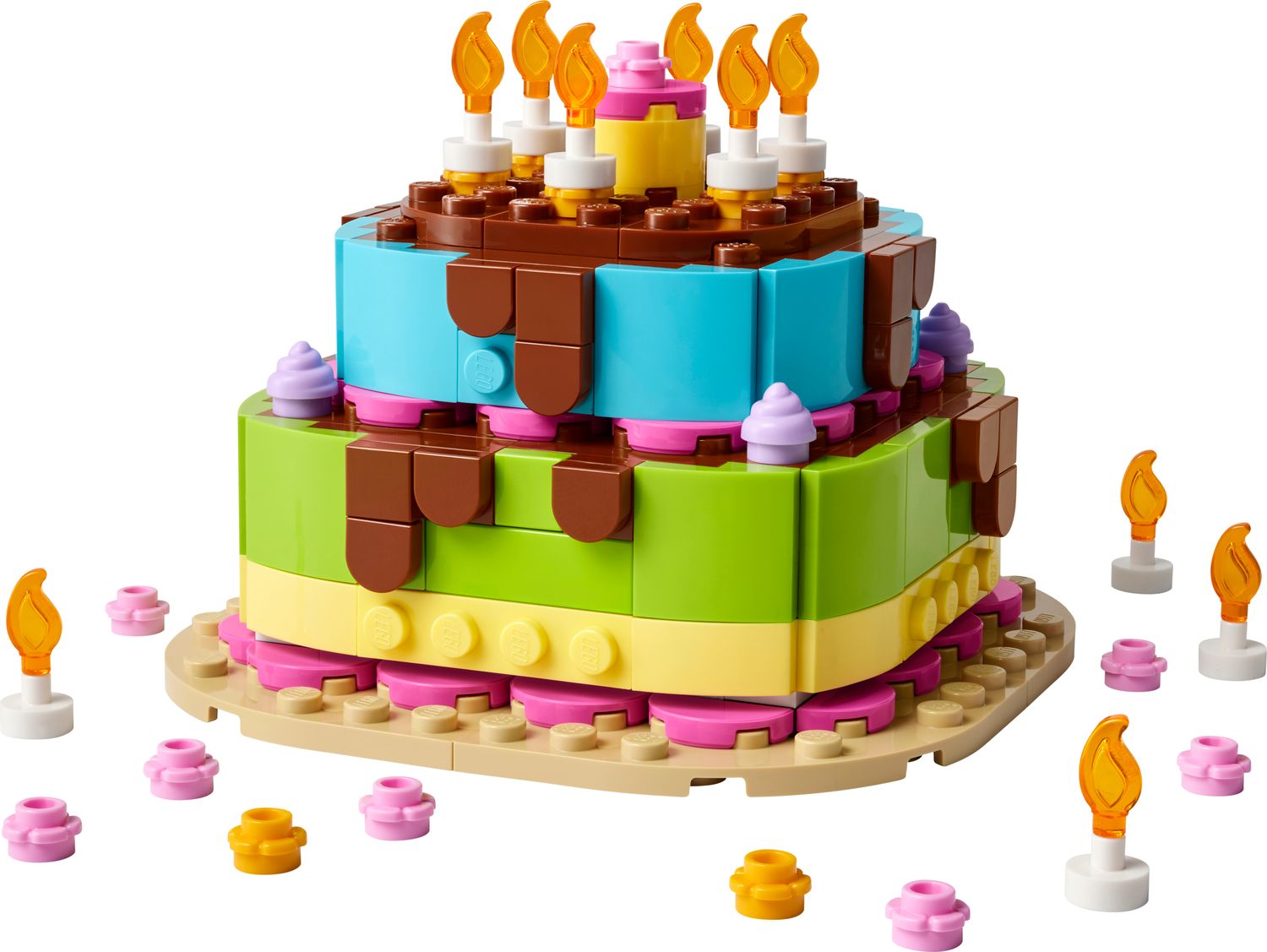 LEGO Birthday Cake Building Set 219 Pieces - British product