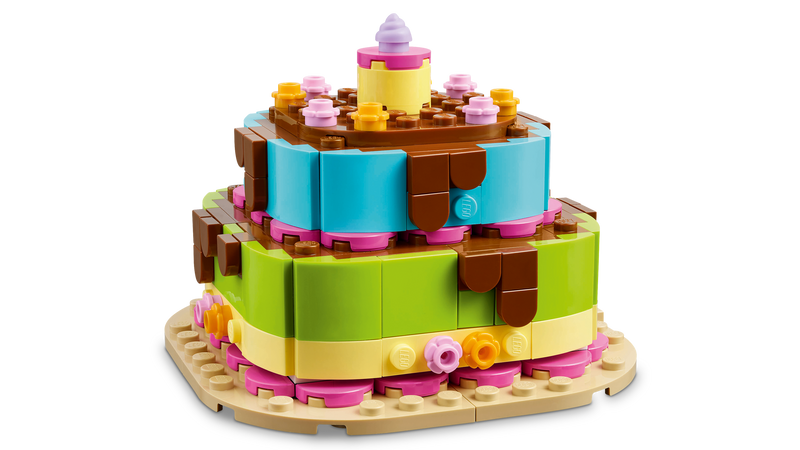 LEGO Birthday Cake Building Set 219 Pieces - British product