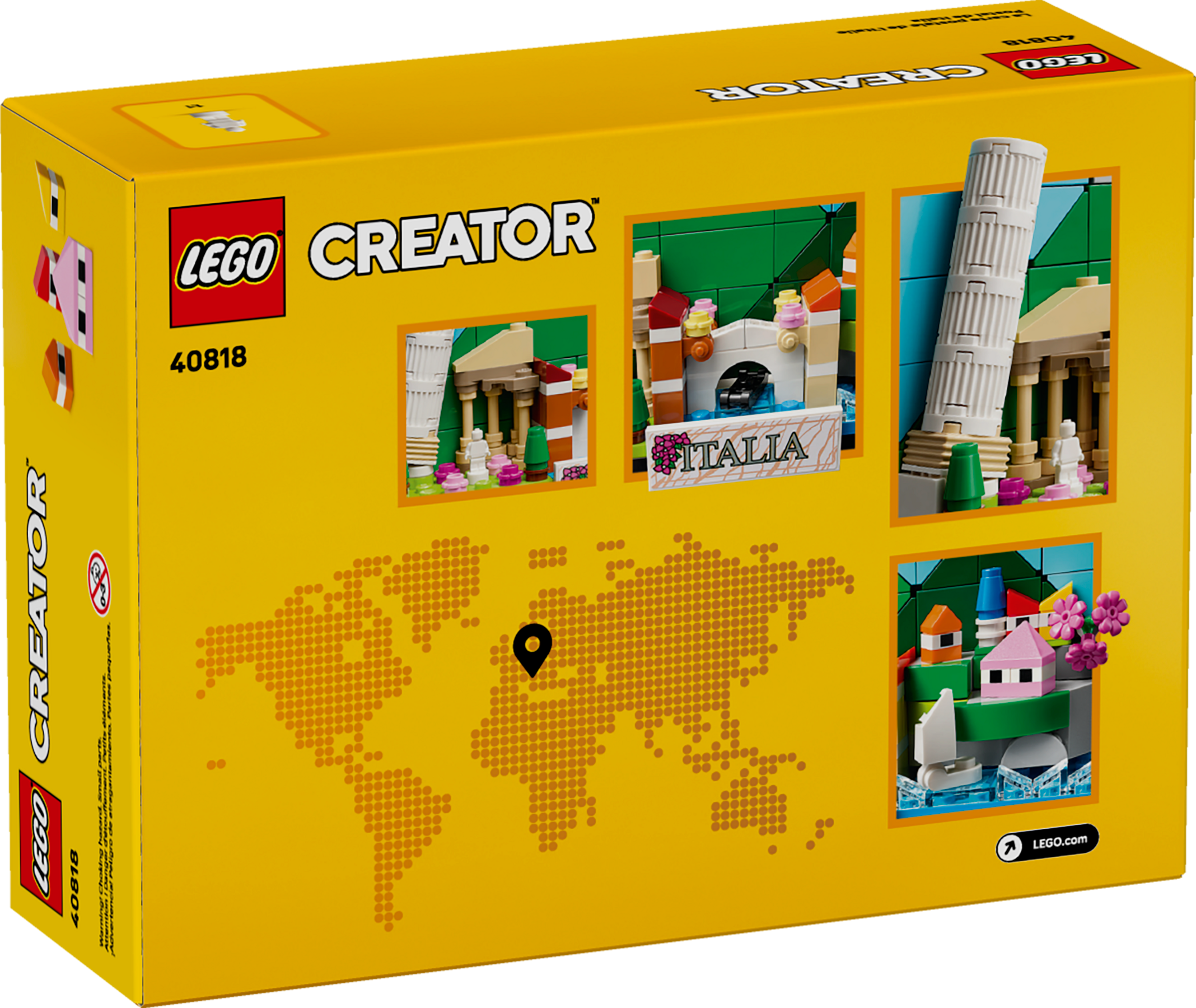 LEGO Italy Postcard Model Construction Kit 189 Pieces, UK version
