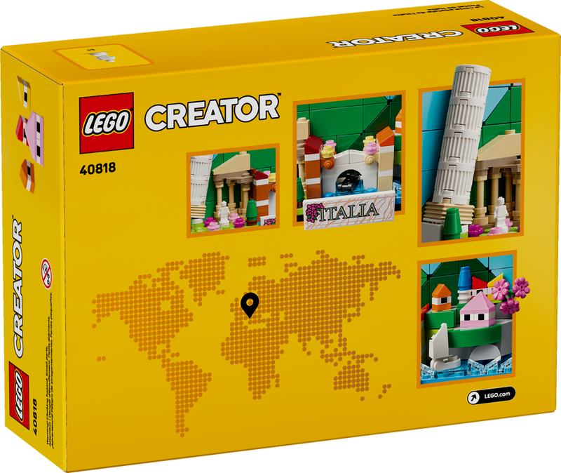 LEGO Italy Postcard Model Construction Kit 189 Pieces, UK version