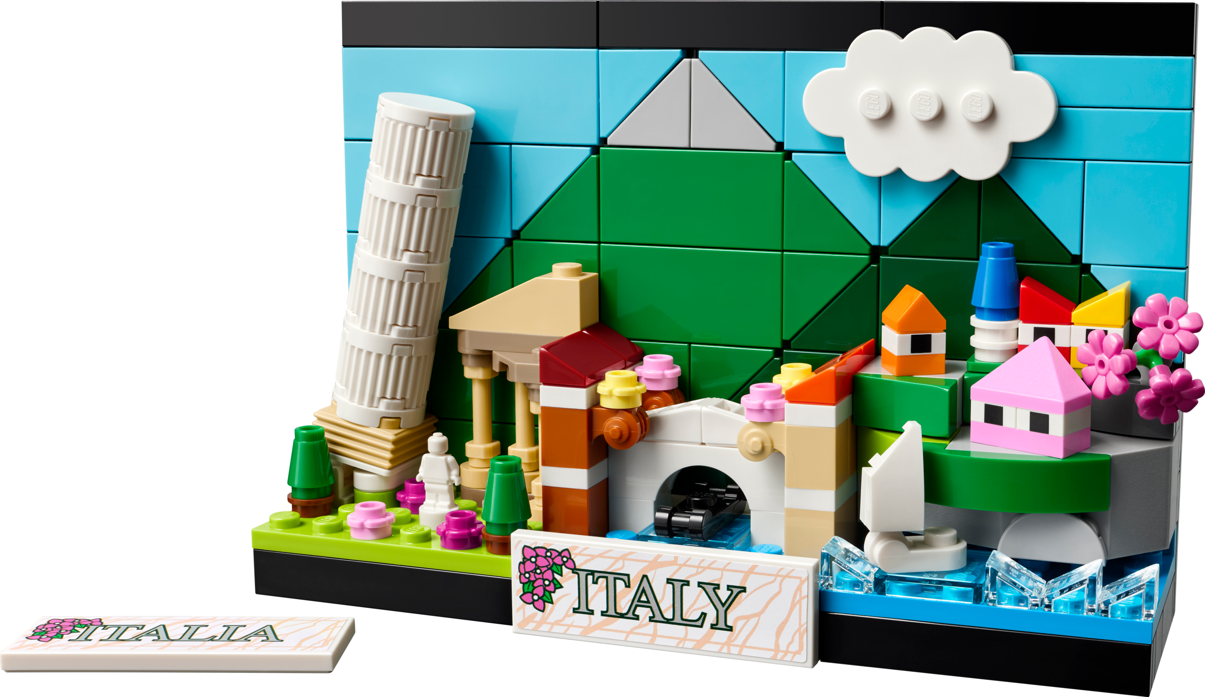 LEGO Italy Postcard Model Construction Kit 189 Pieces, UK version