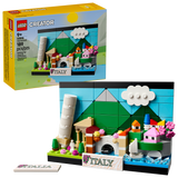LEGO Italy Postcard Model Construction Kit 189 Pieces, UK version