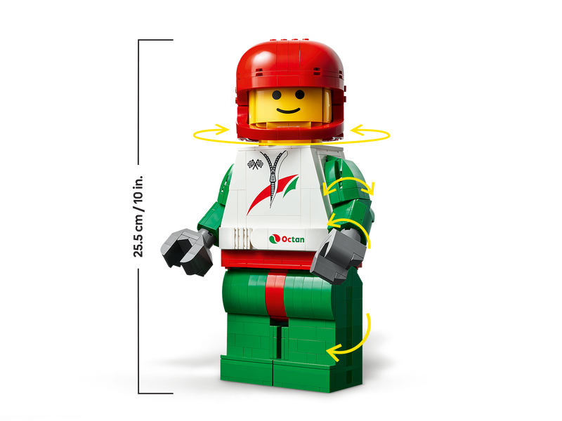 LEGO Up-Scaled Racing Driver Minifigure (British brand)