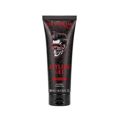Superdrug Fix Your Lid Men's Firm Hold Styling Gel All Hair Types 252ml- Buy online at McGrocer