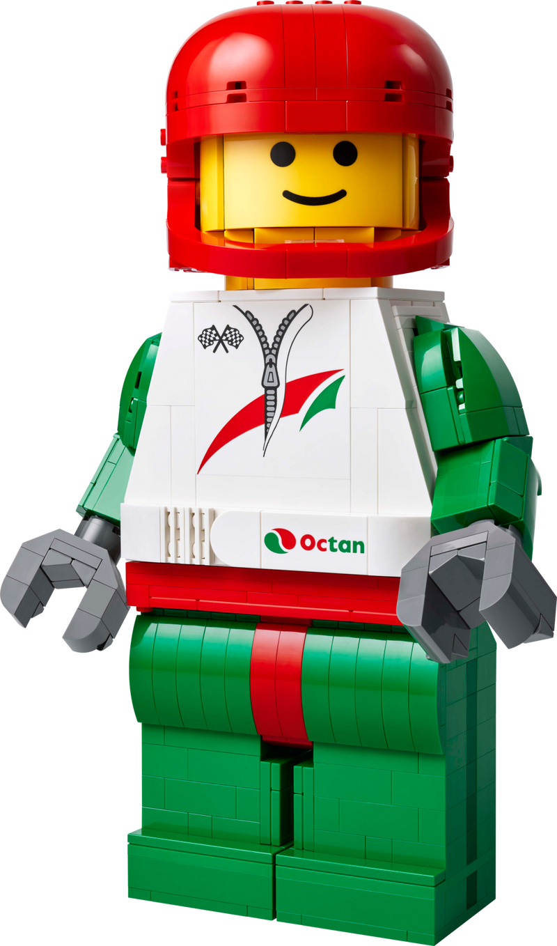 LEGO Up-Scaled Racing Driver Minifigure (British brand)