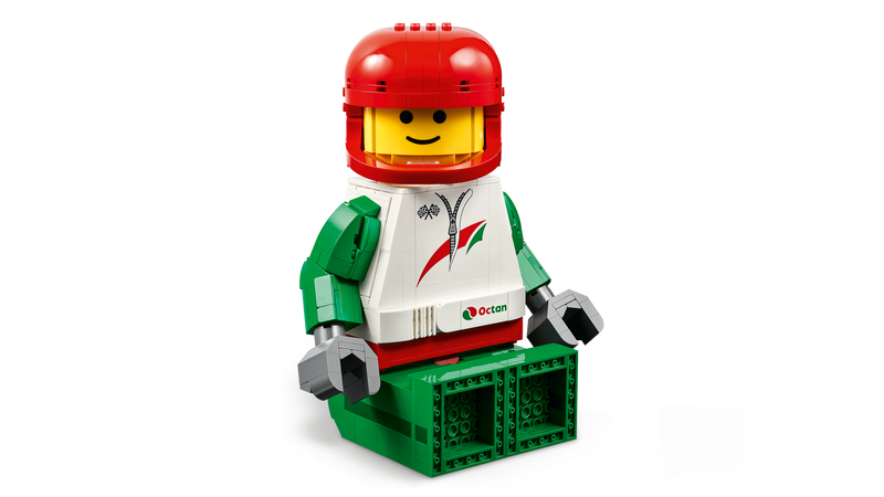 LEGO Up-Scaled Racing Driver Minifigure (British brand)