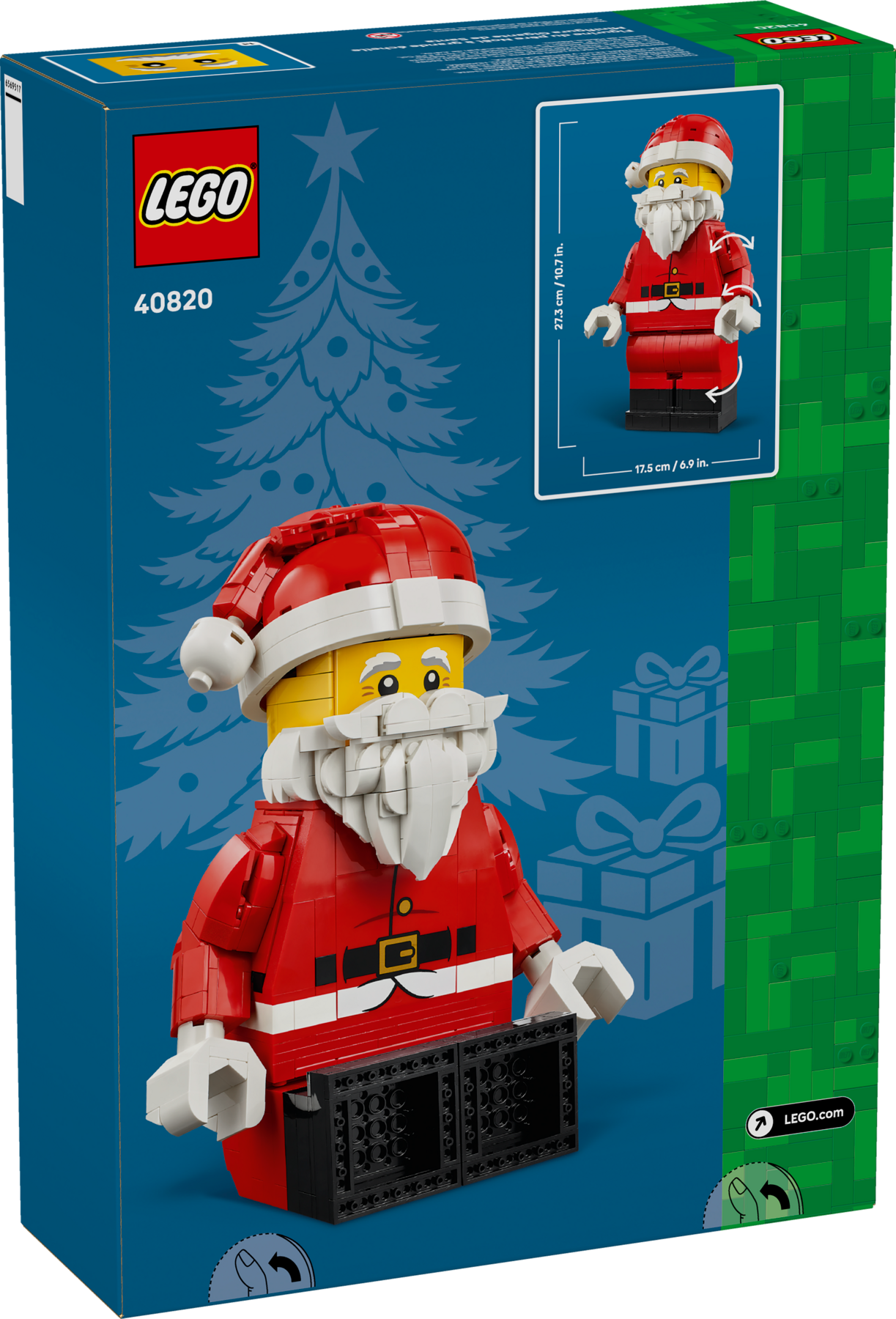 LEGO Up-Scaled Santa Minifigure 761 Pieces (British brand)