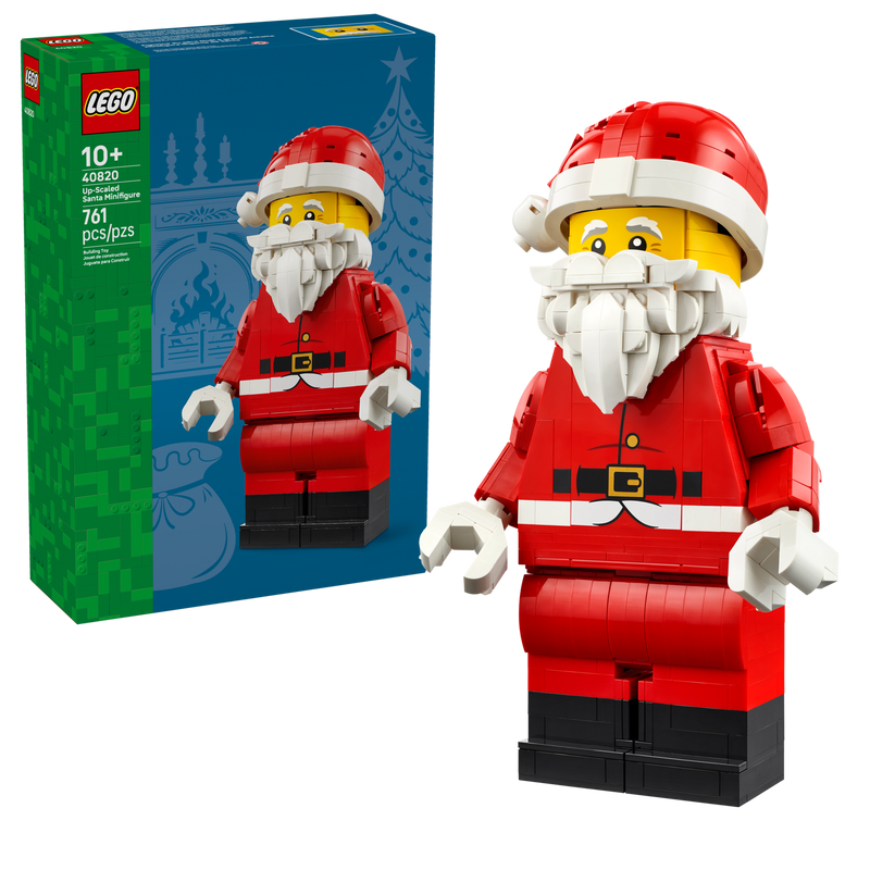 LEGO Up-Scaled Santa Minifigure 761 Pieces (British brand)