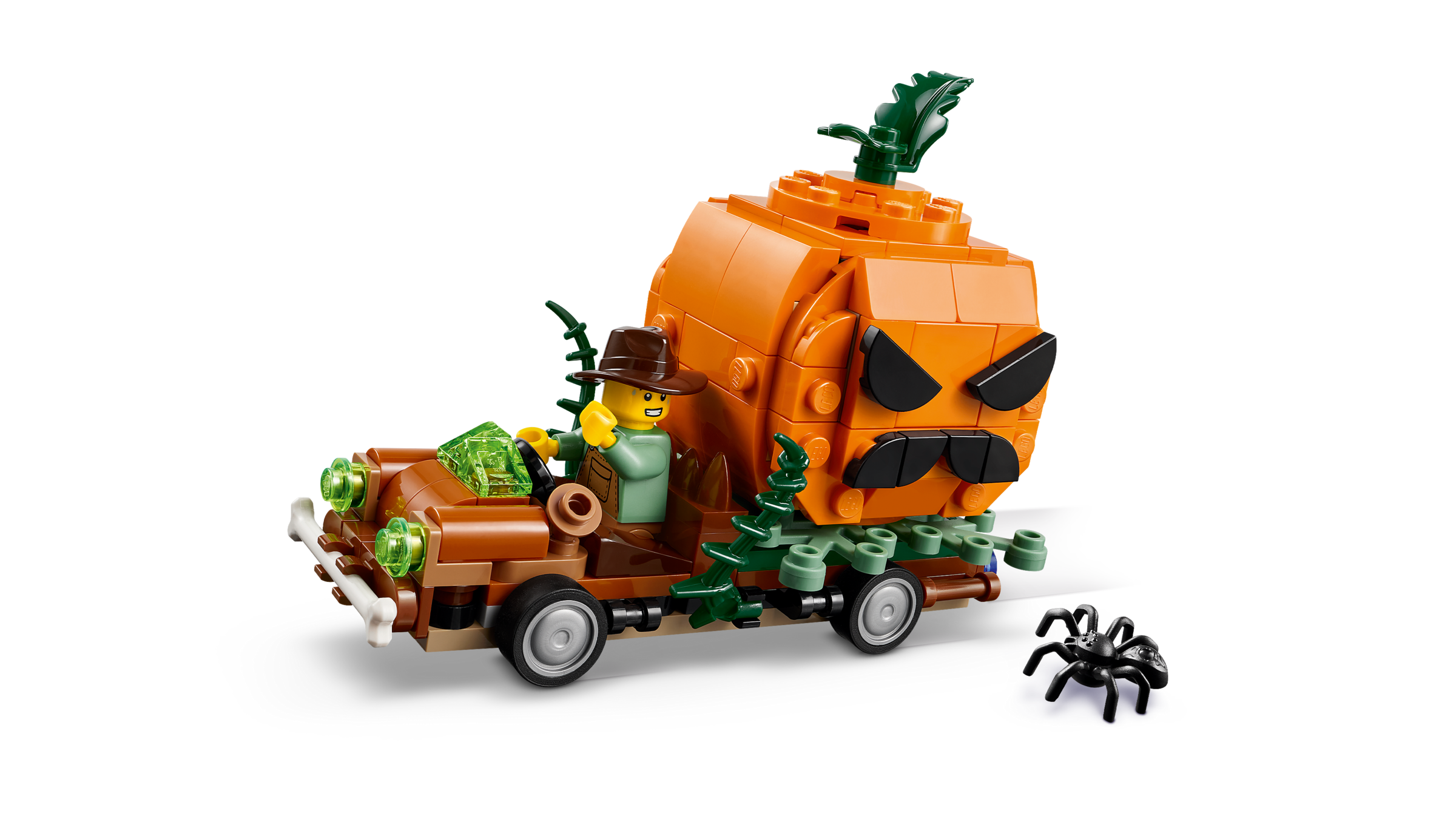 LEGO Building Toy Jack-O'-Lantern Pickup Truck 177 Pieces, imported from the UK