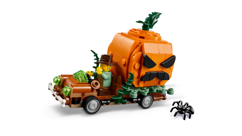 LEGO Building Toy Jack-O'-Lantern Pickup Truck 177 Pieces, imported from the UK