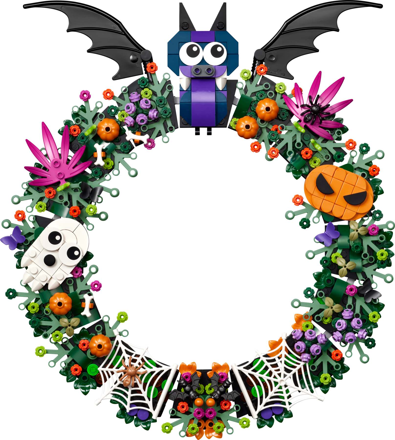 LEGO Halloween Wreath Building Set 617 Pieces, UK version