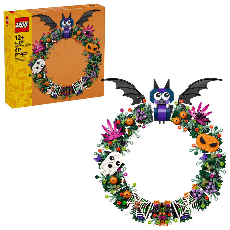 LEGO Halloween Wreath Building Set 617 Pieces, UK version