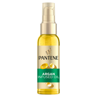 Pantene Pro-V Smooth Sleek Argan Infused Hair Oil 100ml, imported from the UK