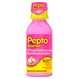 Pepto-Bismol stomach relief liquid 240ml, imported from the UK