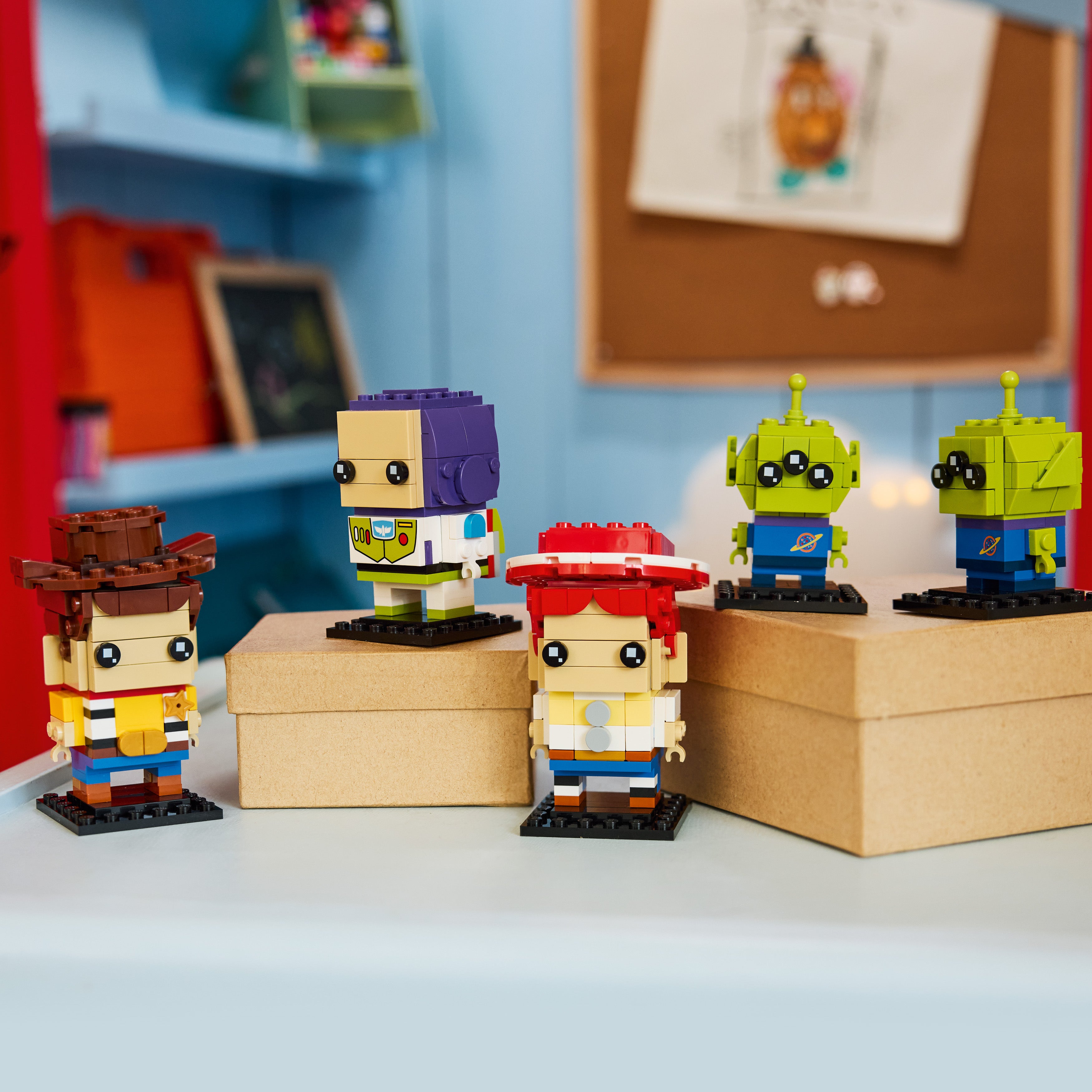 LEGO BrickHeadz Toy Story Woody Buzz Jessie aliens set - British product