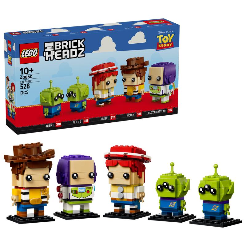 LEGO BrickHeadz Toy Story Woody Buzz Jessie aliens set - British product