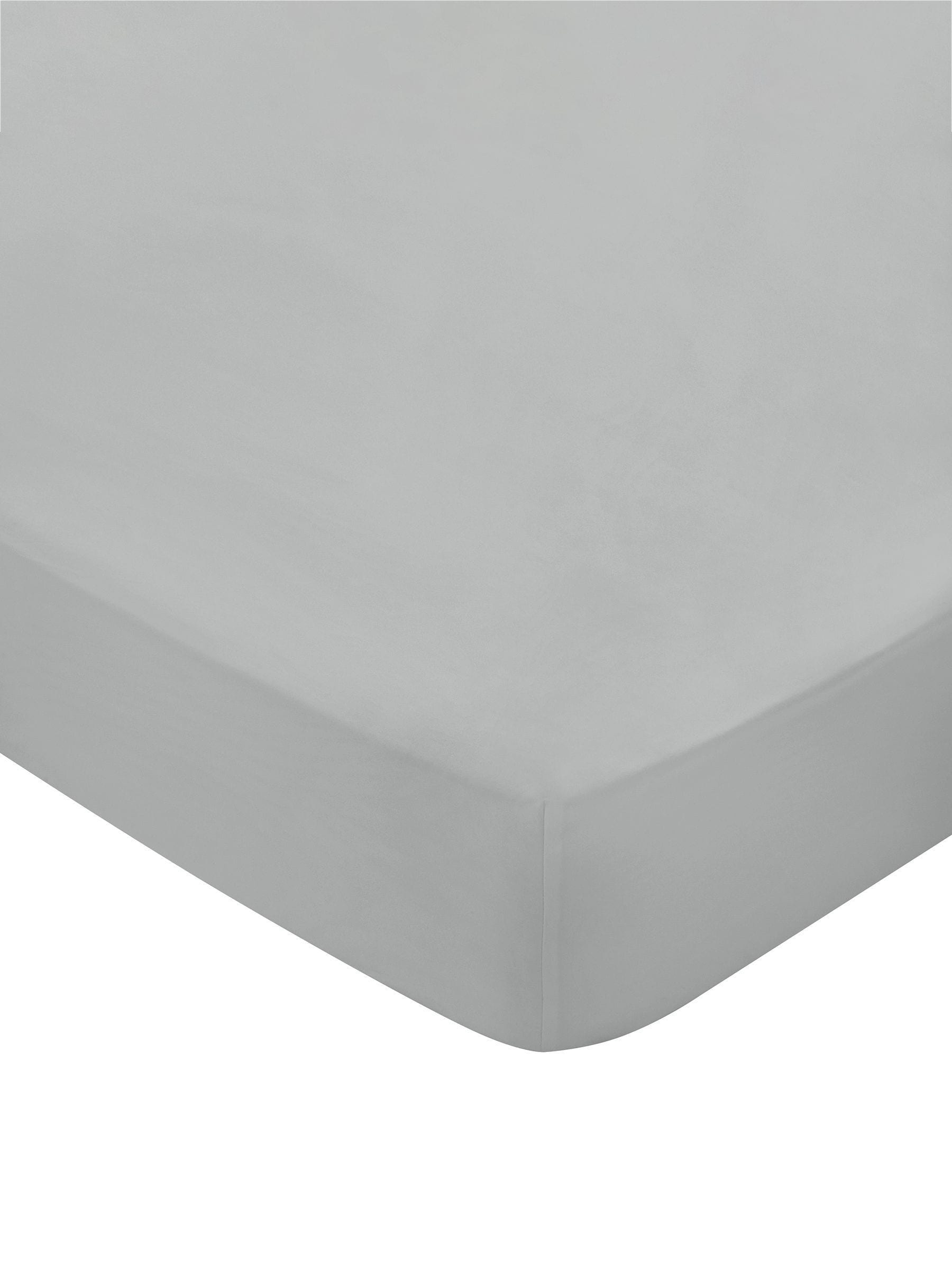 Bedeck of Belfast Grey Bob 600 thread count Egyptian fitted bed sheet - British product