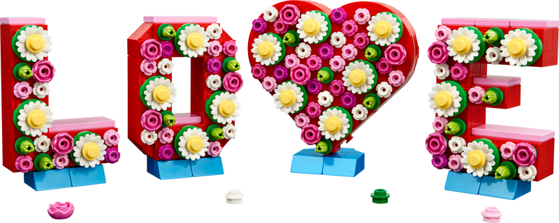 LEGO Love Letters building set 345 pieces - British product
