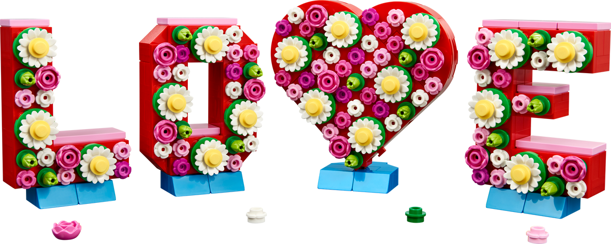 LEGO Love Letters building set 345 pieces - British product