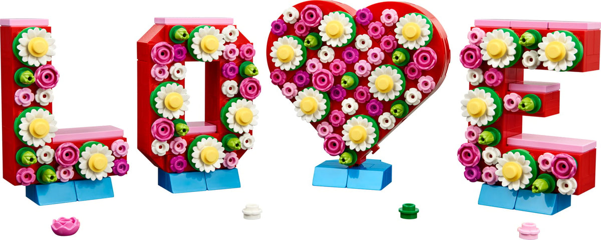 LEGO Love Letters building set 345 pieces - British product