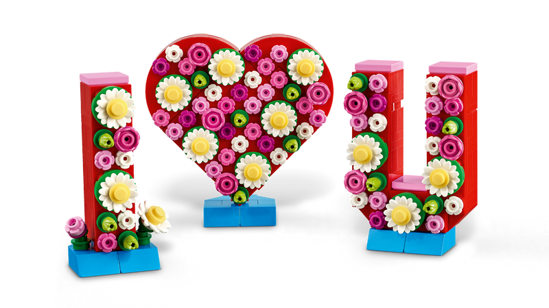 LEGO Love Letters building set 345 pieces - British product