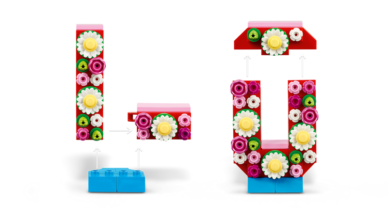 LEGO Love Letters building set 345 pieces - British product