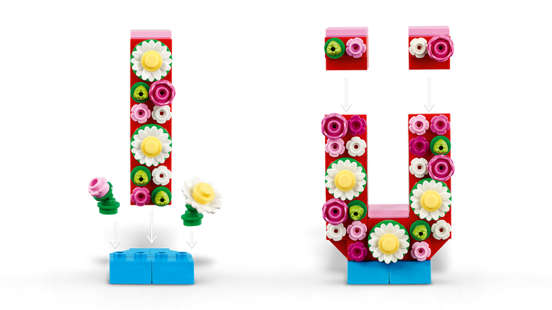 LEGO Love Letters building set 345 pieces - British product