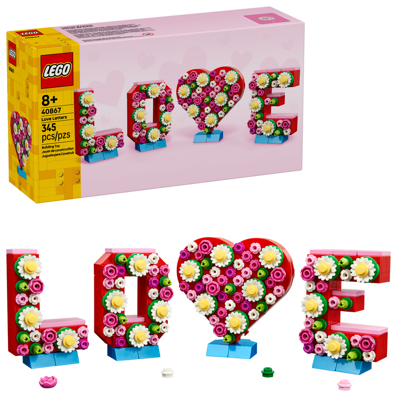 LEGO Love Letters building set 345 pieces - British product